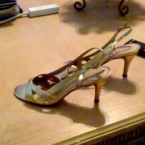 Franco Sarto Dallas Sling Backs Gold